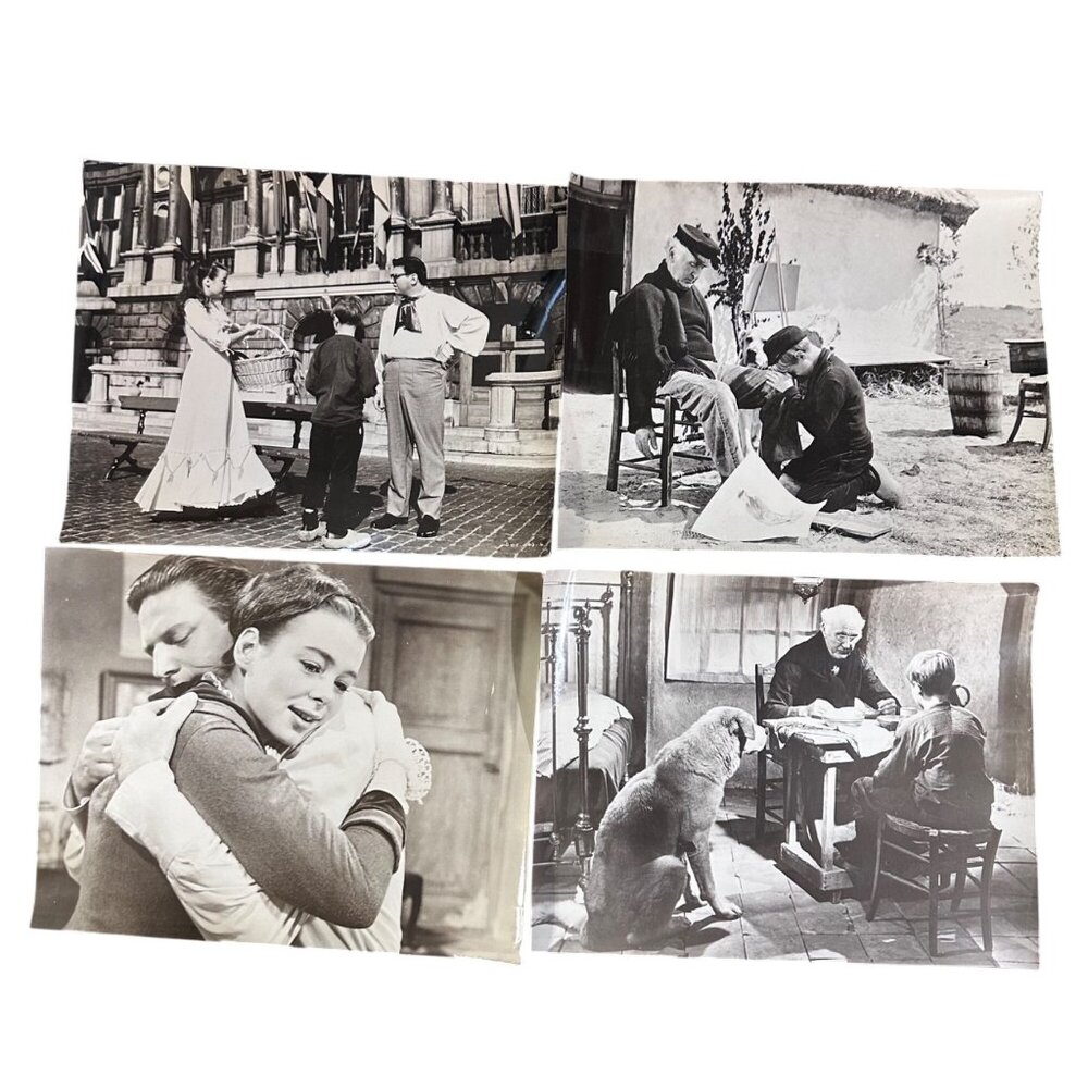 Vintage 1959 "A Dog Of Flanders" Fan Biography & Movie Stills Set Twentieth Cent - Picture 3 of 6